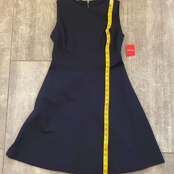 Spanx Sleeveless Fit and Flare Dress Navy - Picture 9 of 11